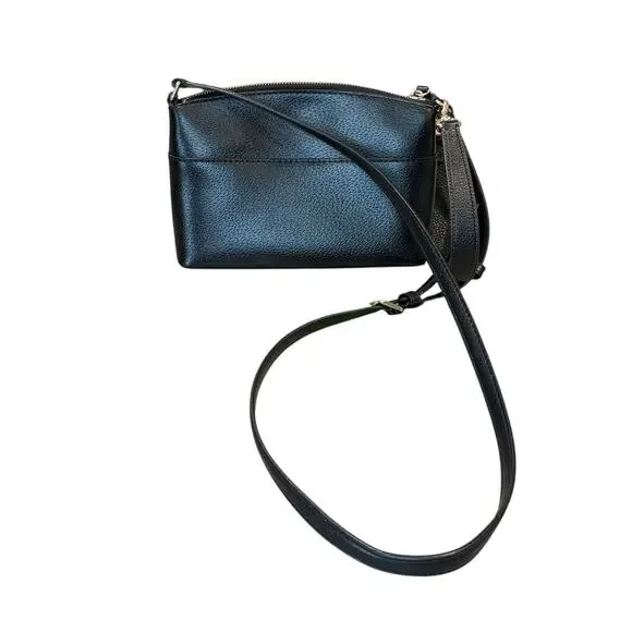 Kate Spade Millie Grove Street Crossbody Black Pebbled Leather Purse - Picture 5 of 11